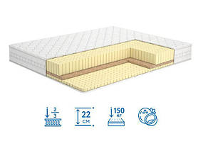 Матрац двосторонній Caochu Dual безпружинний 80х190 см (Матролюкс-ТМ)