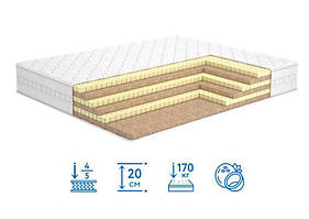 Матрац двосторонній Caochu Twin безпружинний 80х190 см (Матролюкс-ТМ)