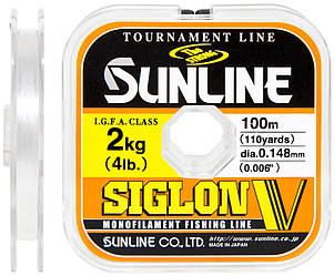 Леска Sunline Siglon V 100m #0.6/0.128mm 1.5kg (135275) 1658.10.76