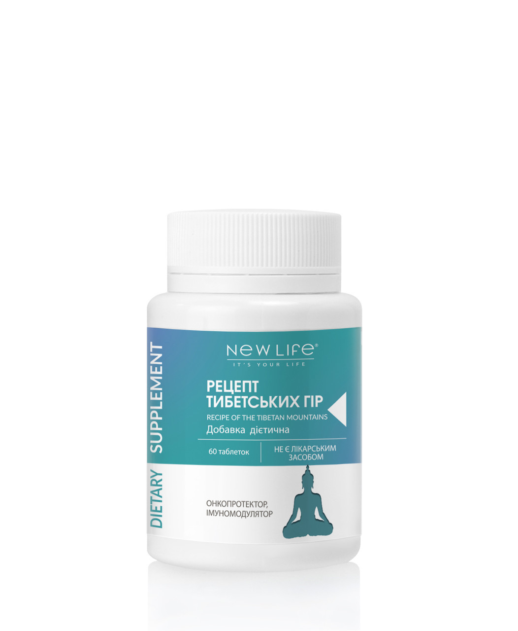 Рецепт тибетських гір комплекс східних грибів для зміцнення імунітету онкопротектор 60 таблеток Нове життя, фото 1