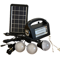 Ліхтар CL-21+Solar з сонячною панеллю Потужний ліхтар з радіо та лампами