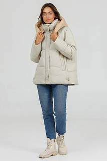 Жіноча зимова куртка оверсайз LORA DUVETTI 718 розміри 42-54
