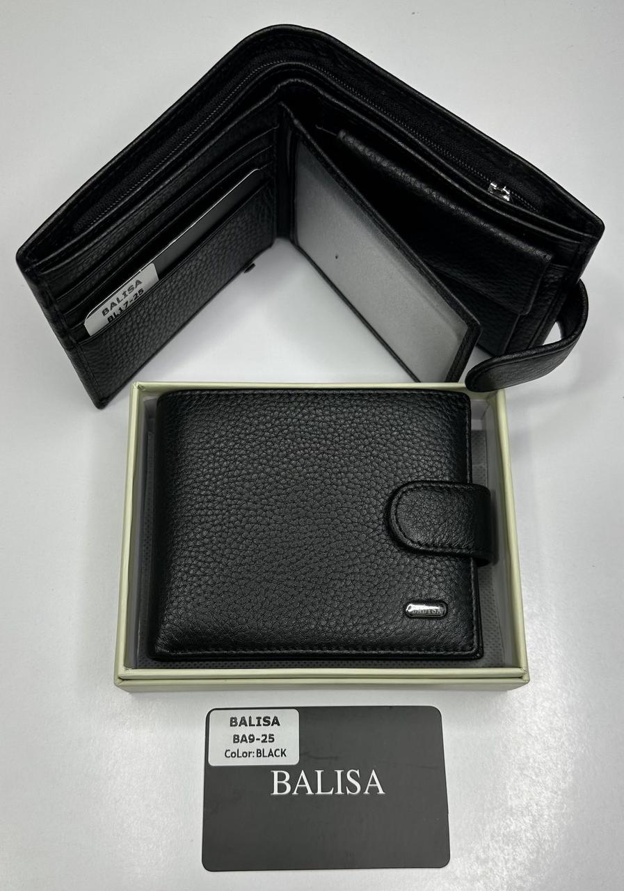 Чоловіче шкіряне портмоне BALISA BA 9-25 Black.Купити чоловічі гаманці гуртом і в роздріб в Україні.
