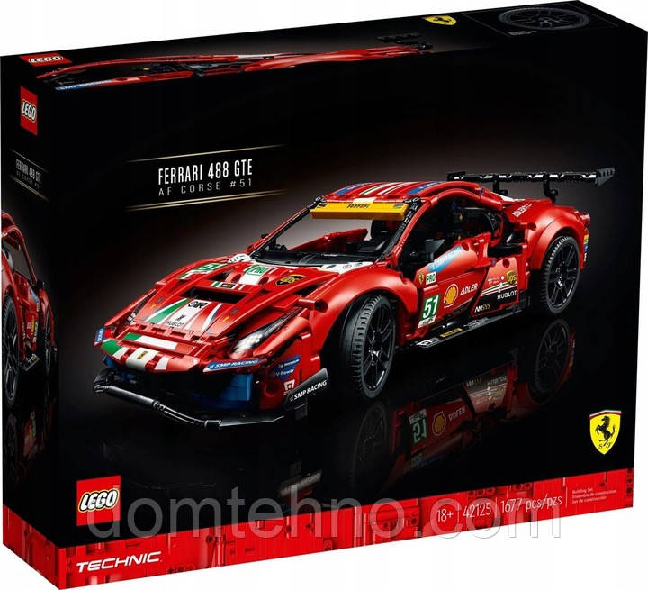Конструктор LEGO 42125 Technic Ferrari 488 GTE