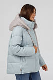 Жіноча зимова куртка оверсайз LORA DUVETTI 718 розміри 44, 46, 52, 54, фото 4