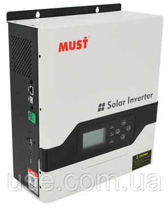 Гібридний інвертор MUST 3000W, 3кВт, 24V, Вольт 3000 W, для сонячних станцій, будинку, квартири