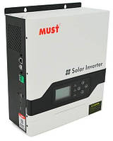 Гібридний інвертор MUST 3000W, 3кВт, 24V, Вольт 3000 W, для сонячних станцій, будинку, квартири