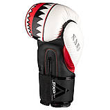 Боксерські рукавиці Phantom Fight Squad WEISS White 10 унцій (капа в подарунок), фото 3