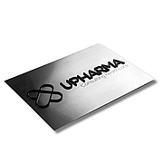 Табличка інформаційна, алюмінієва з друком та акриловими літерами ACRY 300x200 мм