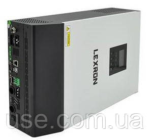 Гібридний інвертор Lexron 5000W, 5 кВт, 48V, Вольт, Volt, для сонячних станцій, автономний, мережевий