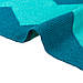 Плед в'язаний Ohaina 220x200 cotton Ocean Blue + Turquoise, фото 2