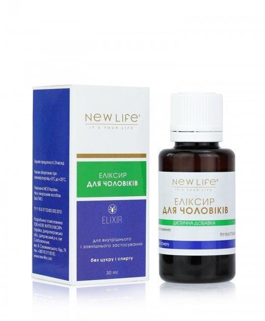 Еліксир для чоловіків краплі 30 мл Нове життя, фото 1
