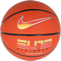Мяч баскетбольный Nike ELITE ALL COURT 8P 2.0 DEFLATED оранжевый 7 N.100.4088.820.07 7