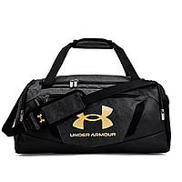 Спортивная сумка Under Armour UA Undeniable 5.0 Duffle SM черный, золотой 55х25,5х27 1369222-002