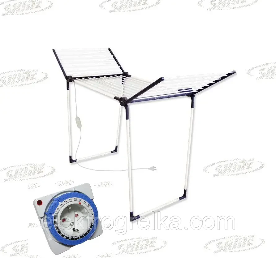 Електрична підлогова сушарка для білизни ЕБК-8/220 з таймером, фото 1