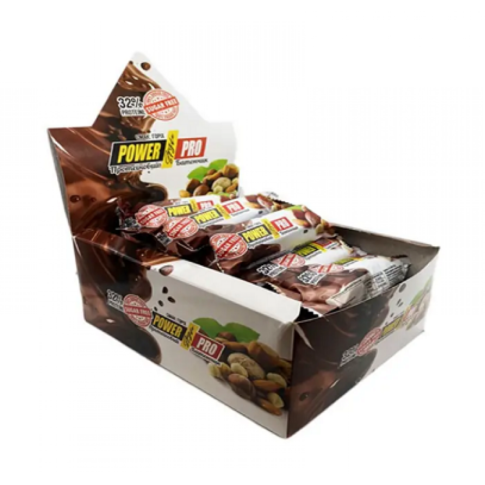 Protein Bar Nutella 32% - 20x60g Nut Without sugar, фото 1