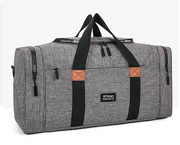 Велика дорожня сумка / Дорожня сумка з плечовим ременем / Містка сумка з 4 відділами