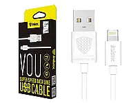 Кабель USB - Lightning 1,0м Inkax CK-13