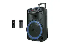 Акустична переносна колонка ZXX-1011 800 Вт 15" 45х72х36 см USB/SD/FM/BT/2MIC/ДК 1 шт 8586