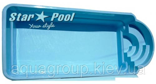 Скловолоконний басейн Star Pool Helios 9,95x3,70x1,55 м