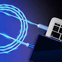 Кабель USB - Lightning светящийся