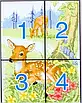 Набір для вишивання за нанесеною на канву схемою "Deer" .AIDA 14CT printed, 29*36 см, фото 4