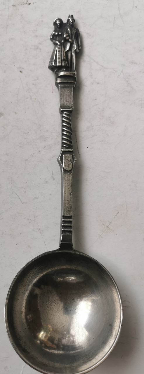 Олов'яна ложка на 10 років Весілля Надійне поєднання, фото 1