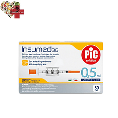 Шприци інсулінові Інсумед 0,5 мл (Insumed 0,5 ml) 30G — 1 паковання
