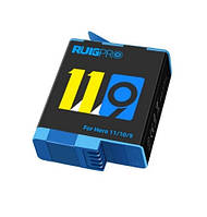 Аккумулятор TG для Экшн Камер GoPro 11/10/9 RUIGPRO (Емкость: 1750 мАч, Напряжение: 3,85 В)
