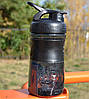 Шейкер спортивний (пляшка) BlenderBottle SportMixer Flip 20oz/590ml Black, фото 8
