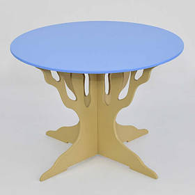 Дитячий блакитний круглий столик "Дерево" ТМ "МАСЯ"