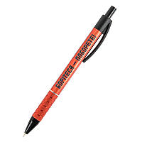 Ручка масляная, Prestige, 0.7 мм. синяя, красный корпус, Борітеся - Поборете. 1086-09-02 Axent