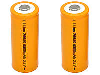 2 ШТУКИ RAKIETA 26650 6800 mAh Li-ion 3.7V Аккумулятор батарея для электроники техники и т.п. ПОЛЬША!