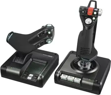 Джойстик, важіль управління двигуном Logitech G Saitek X52 Pro Flight Control System (945-000003)