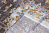 Сучасний прямокутний килим Севен "Косинець", колір коричневий, фото 4
