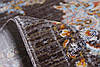 Сучасний прямокутний килим Севен "Косинець", колір коричневий, фото 5