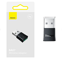 Bluetooth-адаптер Baseus BA07 Wireless Adapter BT5.3 для компьютера, ноутбука