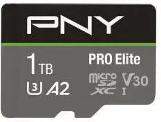 Карта пам'яті PNY PRO Elite Class 10 U3 V30 microSDXC 1 ТБ (P-SDU1TBV32100PRO-GE)