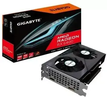 Відеокарта GIGABYTE Radeon RX 6400 EAGLE 4G (GV-R64EAGLE-4GD)