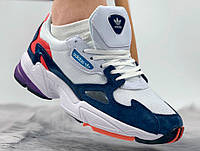 Adidas Falcon blue red purple