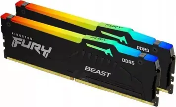 Оперативна пам'ять для настільних комп'ютерів Kingston FURY 32 GB DDR5 6000 MHz Beast RGB EXPO (KF560C36BBEA-32)