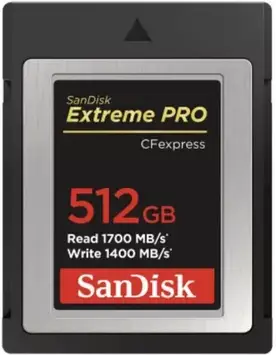 Карта пам'яті SanDisk 512 GB Extreme Pro CFexpress Type B (SDCFE-512G-GN4IN)