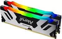 Память для настольных компьютеров Kingston FURY 32 GB (2x16GB) DDR5 6400 MHz Renegade Silver RGB