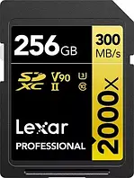 Карта пам'яті Lexar Card Pro 2000X SDHC/SDXC UHS-II U3(V90) R300/W260 256GB