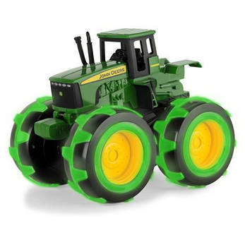 Машинка Трактор John Deere Kids Monster Treads з великими світними колесами (46434), фото 1