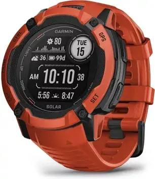 Смарт-годинник Garmin Instinct 2X Solar Flame Red (010-02805-11/01)