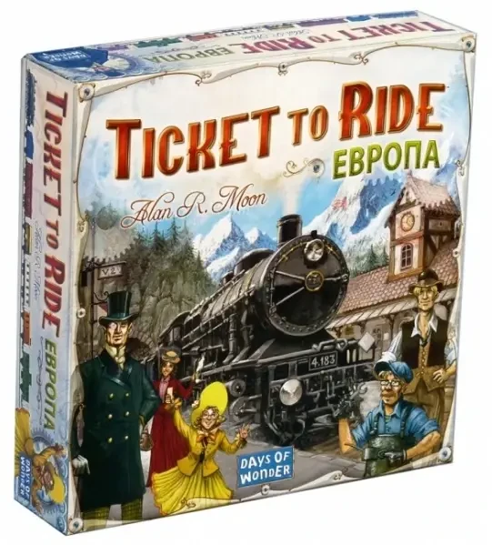 Настільна гра Ticket to Ride: Європа (на російській)