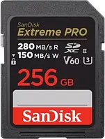 Карта пам'яті SanDisk 256 GB SDXC Extreme Pro UHS-II U3 V60 Class 10 (SDSDXEP-256G-GN4IN)