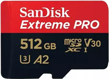 Карта пам'яті SanDisk Extreme Pro microSDXC 512 ГБ UHS-I