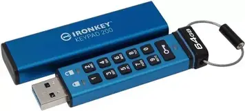 Флешка Kingston 64 GB IronKey Keypad 200 (IKKP200/64GB)